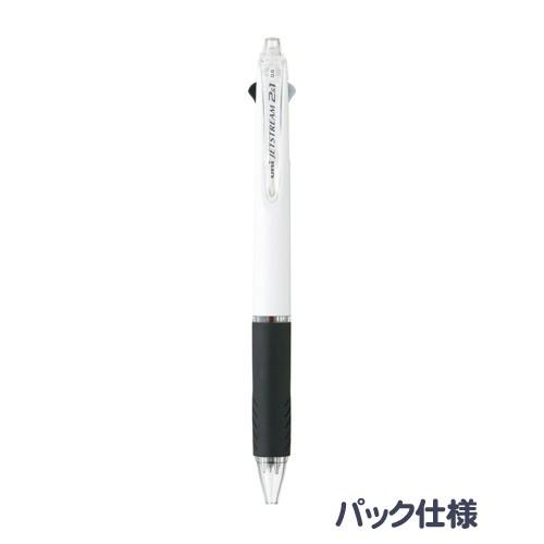 ＜三菱鉛筆＞ ジェットストリーム 2＆1　多機能ペン　0.5mm　白パック品　MSXE3-500-0...
