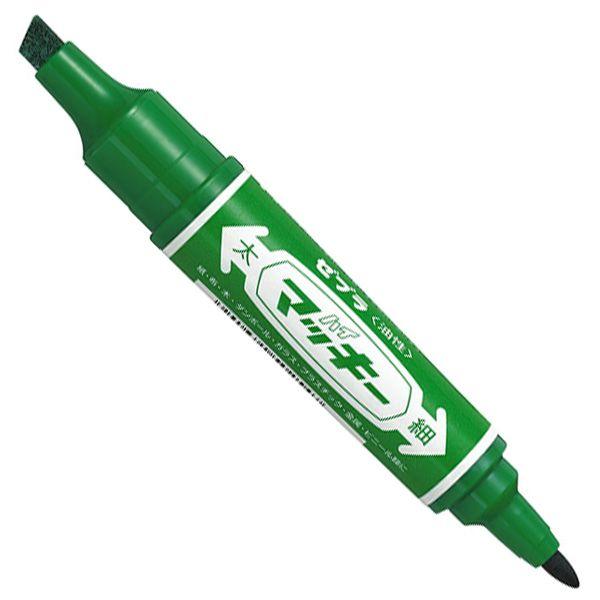 ゼブラ　油性マーカー　ハイマッキー　緑　MO-150-MC-G