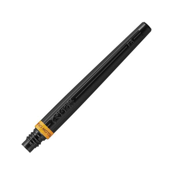 ぺんてる アートブラッシュ用カートリッジ　イエローオレンジ　カラー筆ペン　XFR-140