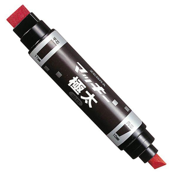 ゼブラ 油性マーカー マッキー極太 赤 MC-EB-450-RT