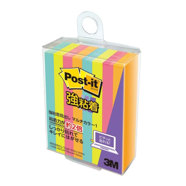 3M　ポスト・イット（Post-it）（Ｒ）強粘着見出し　マルチカラー１　700SS-MC-1
