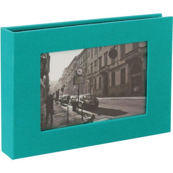 セキセイ　ハーパーハウス　フレームポケットアルバム　Ｌ４０枚　ライトブルー　XP-2740-11