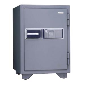 日本アイ・エス・ケイ 指紋認証耐火金庫 アラーム付 KMX-50FPEA 地震 災害 防災