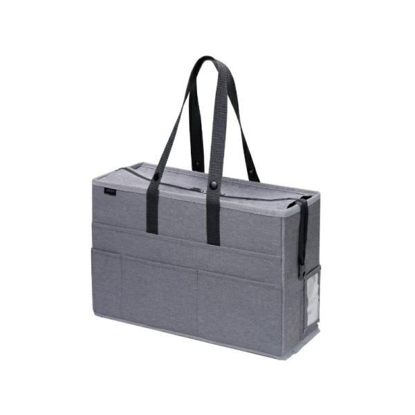 SONIC ソニック フタ付キャビネットバッグ A4ノートPC対応 ユートリム グレー UT-109...