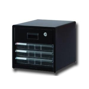 ナカバヤシ＜Nakabayashi＞ アバンテV2 レターケース A4サイズ 浅型3段・深型カギ付１...