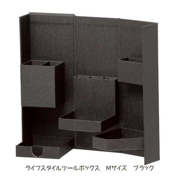 ＜ナカバヤシ＞ライフスタイルツールボックス　Ｍサイズ　ブラック LST-B02BK