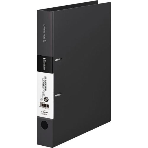 キングジム＜KING JIM＞シンプリーズ　Dリングファイル　黒 652SPクロ A4 タテ型　32...