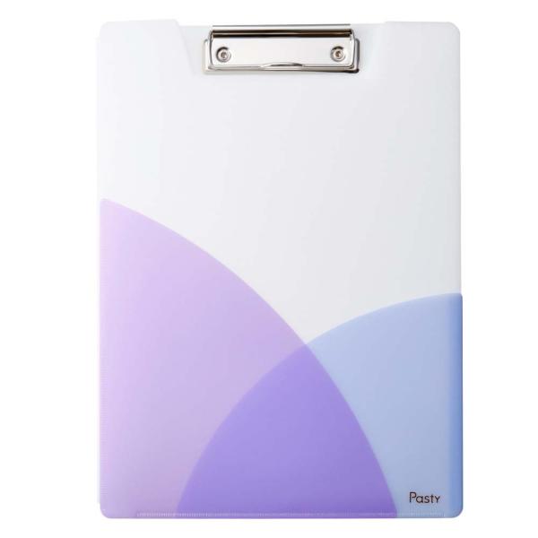 プラス PLUS Pasty パスティ クリップファイル A4 ブルーベリーパープル FL-601C...