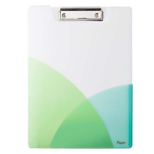 プラス PLUS Pasty パスティ クリップファイル A4 マスカットグリーン FL-601CP...
