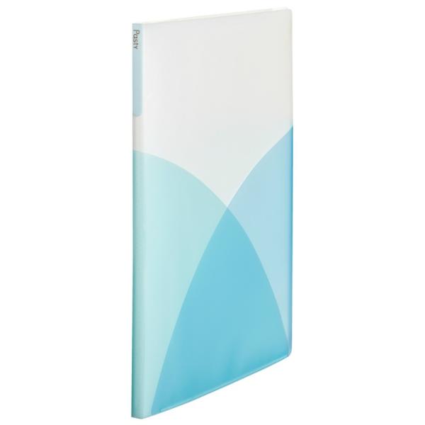 プラス(PLUS) クリアーファイル パスティ A4サイズ　20P　FC-400P　ソーダブルー　9...