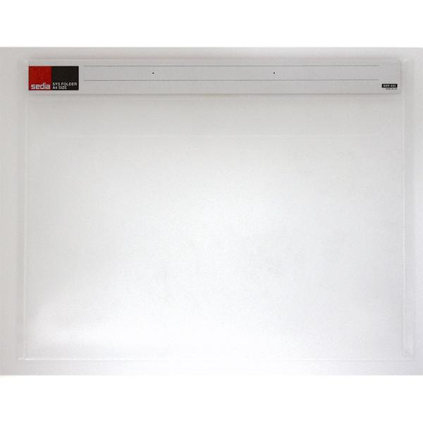 セキセイ　シスフォルダーＡ４?Ｓ　透明　SYF-151-90