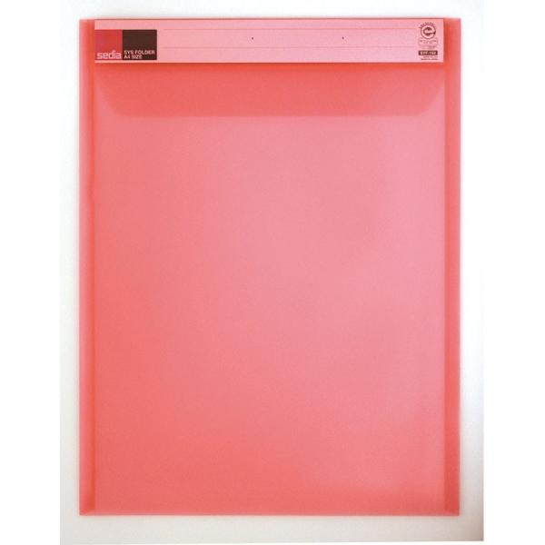 セキセイ　シスフォルダーＡ４−Ｅ　赤　SYF-152-20