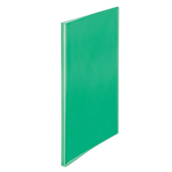 プラス(PLUS) シンプル クリアーファイル 溶着式 A4-S 20ポケット グリーン FC-22...