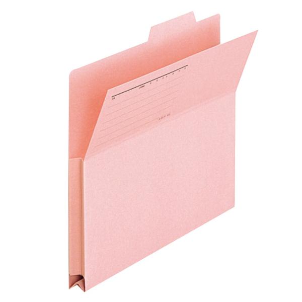プラス(PLUS) 持ち出しフォルダー 古紙パルプ95％再生紙 A4-E ピンク FL-061PF ...