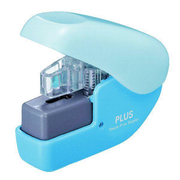 ペーパークリンチ　ミニ　４枚　ブルー　SL-104N　BL　プラス（PLUS）