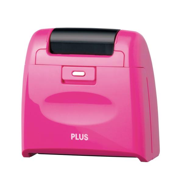プラス(PLUS) 個人情報保護スタンプ ローラーケシポンワイド 本体 IS-510CM ピンク 3...