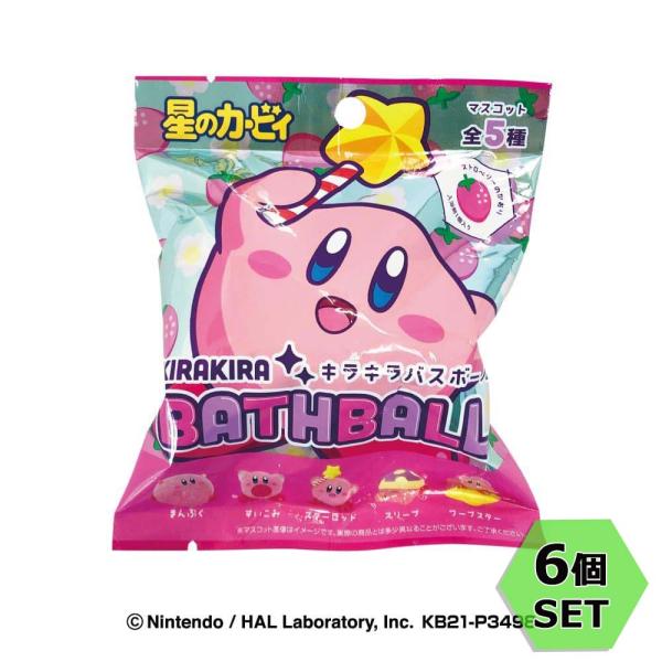 エスケイジャパン SK JAPAN 星のカービィ キラキラバスボール 6個セット 15569