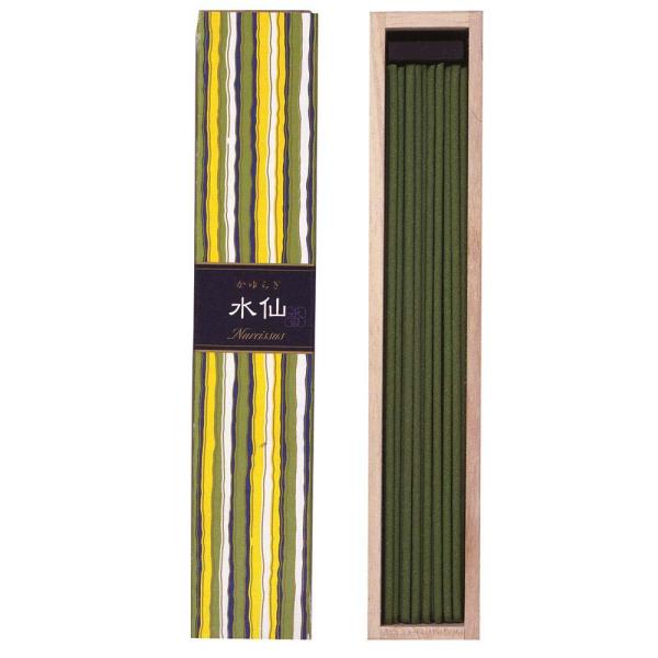 日本香堂 かゆらぎ 水仙 スティック40本入 38407 線香 アロマ お香