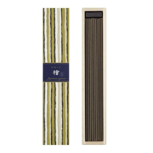 日本香堂 かゆらぎ 檜 スティック40本入 38459 線香 アロマ お香