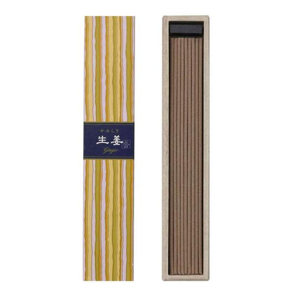 日本香堂 かゆらぎ 生姜 スティック40本入 38460 線香 アロマ お香