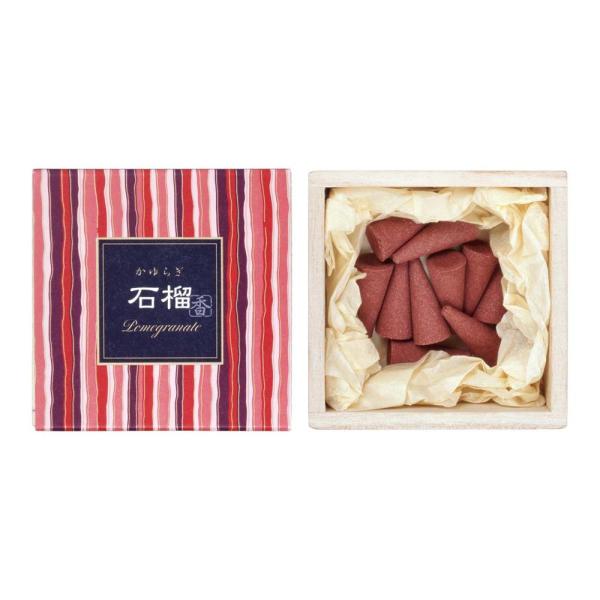 日本香堂 かゆらぎ 石榴 コーン型 12個入 38416 アロマ お香