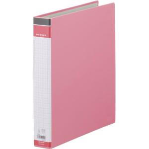 キングジム＜KING JIM＞リングバインダーBF (ベーシックファイル)　ピンク 669BFヒン　A4 タテ型 300枚｜econvecoco
