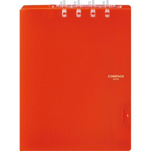 キングジム＜KING JIM＞コンパックノート　B5サイズ　オレンジ 9955TYオレ　透明表紙