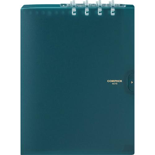 キングジム＜KING JIM＞コンパックノート　A4サイズ　ネイビー 9956TYネイ　透明表紙