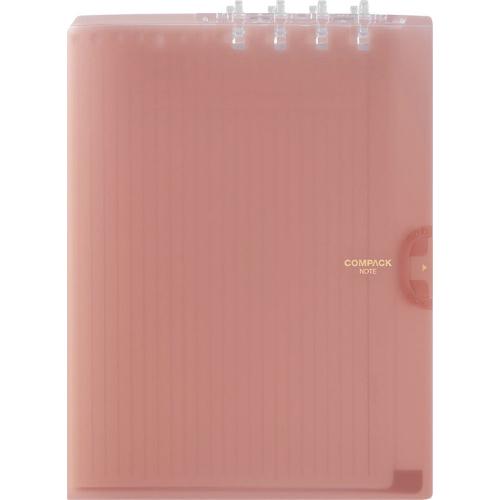 キングジム＜KING JIM＞コンパックノート　A4サイズ　ピンク 9956TYヒン　透明表紙