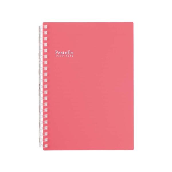 LIHIT LAB.＜リヒトラブ＞ Pastello ツイストノート B6 ルージュ N1969-2