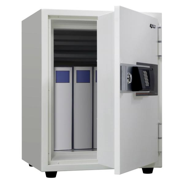 日本アイ・エス・ケイ 耐火金庫 ゆとり収納シリーズ KU-55EK テンキー錠+電子ロック錠 53....