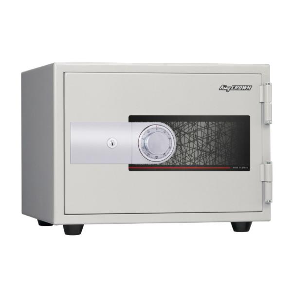 日本アイ・エス・ケイ 耐火金庫 ゆとり収納シリーズ KU-20SD キングスーパーダイヤル錠+リバー...