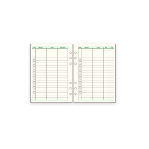 レイメイ藤井　ダ・ヴィンチ　リフィル　A5サイズ　スケジュール　フリーウィークリースケジュールD　D...