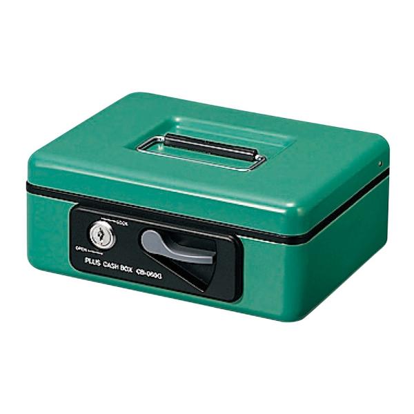 プラス(PLUS)金庫 小型 手提金庫 S グリーン CB-060G　12-867