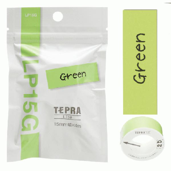キングジム　テプラ　Ｌｉｔｅテ−プグリーン　LP15G