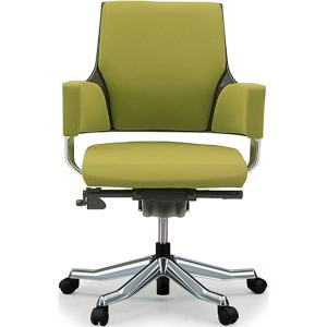 関家具 タスクチェア デルフィ ファブリック張地 ロータイプ オリーブ  137108｜econvecoco