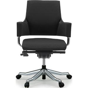 関家具 タスクチェア デルフィ ファブリック張地 ロータイプ ブラック  137110｜econvecoco