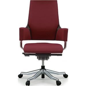 関家具 タスクチェア デルフィ ファブリック張地 ミドルタイプ バーガンディ  137099｜econvecoco