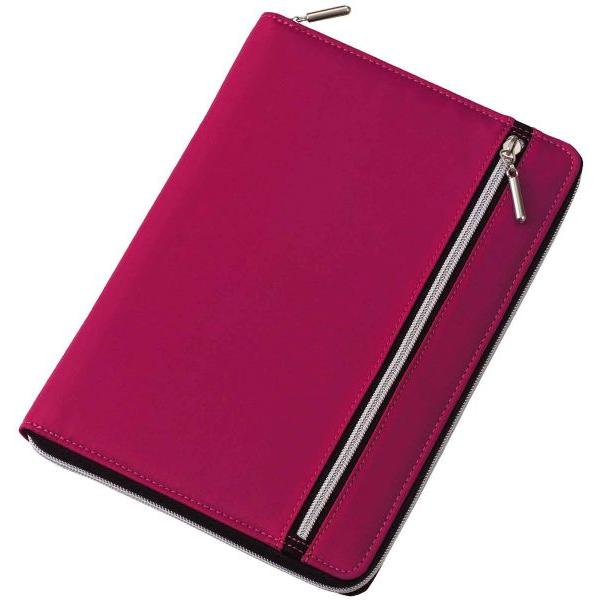 Nilon ナイロン ダブルファスナーカラーマルチカバーノート A5サイズ CN182P ピンク レ...