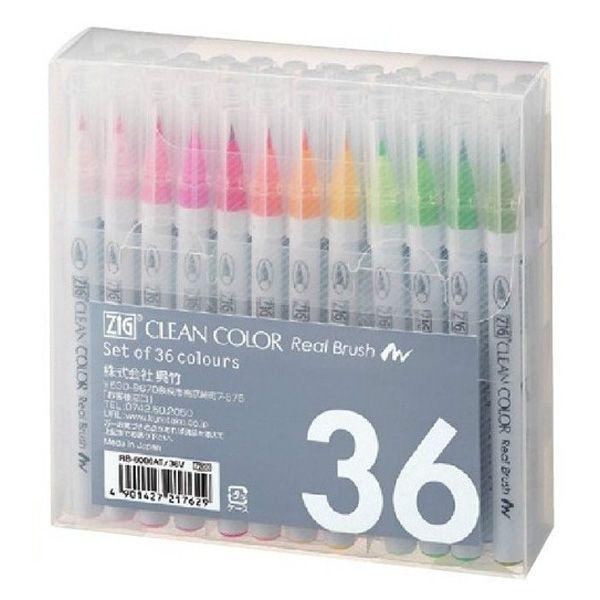 【欠品中：11月下旬入荷予定】呉竹 ZIG クリーンカラー リアルブラッシュ 36V RB-6000...