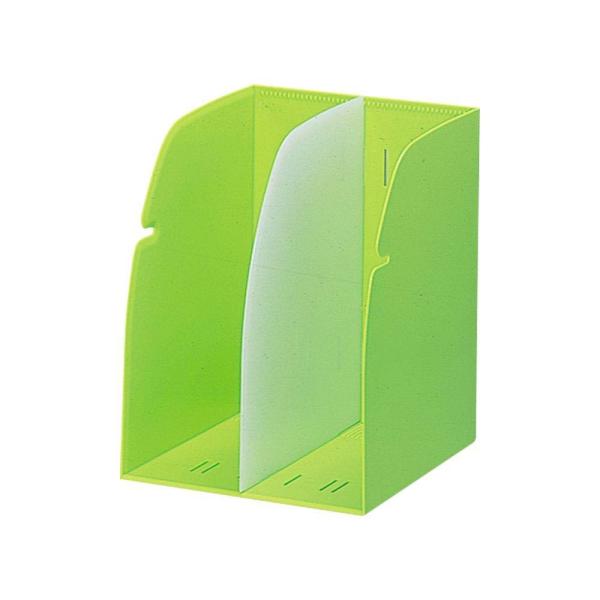 LIHIT LAB.＜リヒトラブ＞リクエスト ブックスタンド A4 黄緑 G1620-6