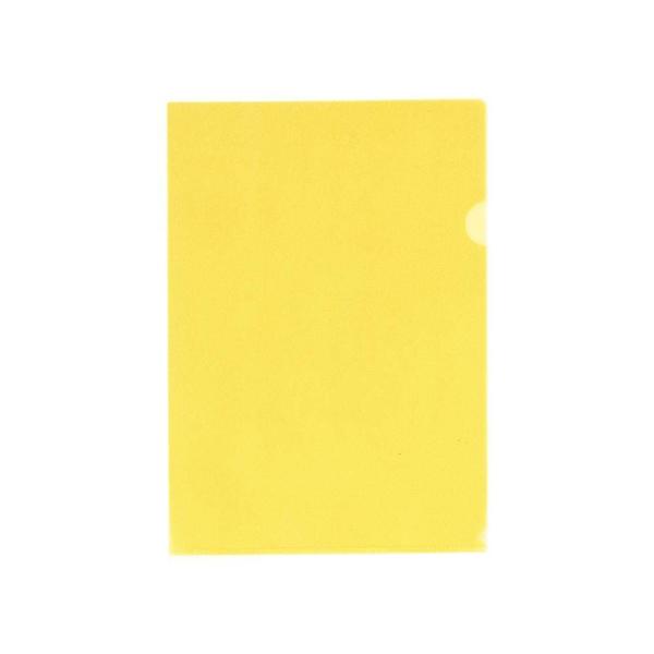 LIHIT LAB.＜リヒトラブ＞クリヤーホルダー＜100枚パック＞ A4 イエロー G6100-1...