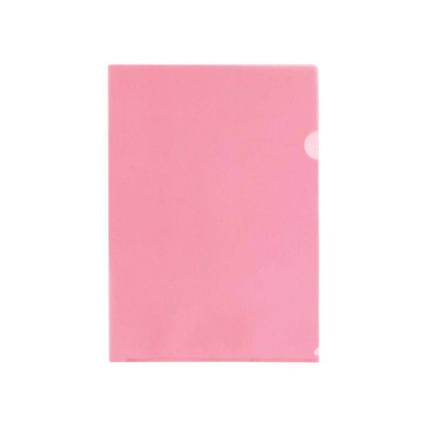 LIHIT LAB.＜リヒトラブ＞クリヤーホルダー＜100枚パック＞ A4 ピンク G6100-18