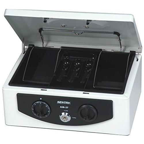 セントリー Sentry 手提金庫 キャッシュボックス ASB-27  ダイヤルキー＆フラットキー ...