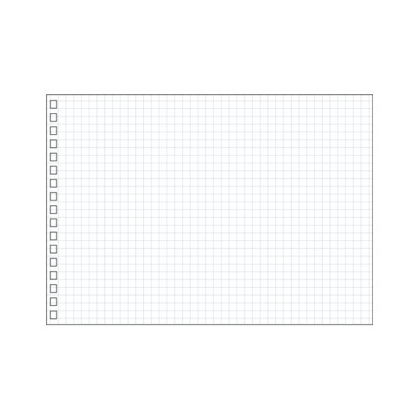 LIHIT LAB (リヒトラブ) ツイストノート 専用リーフ・薄色方眼罫 A5E 17穴 N165...