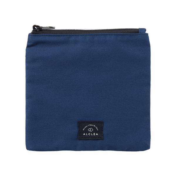 LIHIT LAB (リヒトラブ) ALCLEA マスク&amp;ポーチ チャコールグレー ネイビー ※マス...