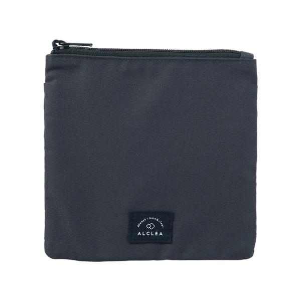 LIHIT LAB (リヒトラブ) ALCLEA マスク&amp;ポーチ チャコールグレー チャコールグレー...