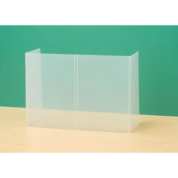 ナカバヤシ 折りたたみモバイルパーティション A4 クリア PTS-OT8632CR