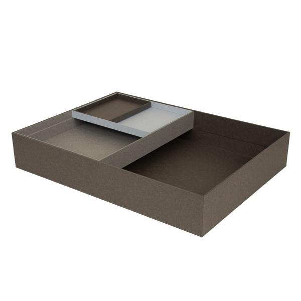 ナカバヤシ haconia卓上トレー A4 グレー HCN-TTLA4GY