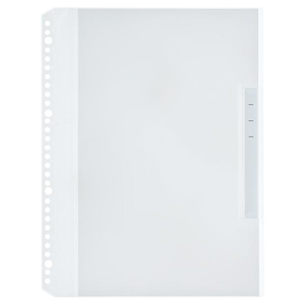 プラス PLUS リフィール式クリアーファイル ヨコ入れ 6ポケット (2・4・30穴共用) クリア...